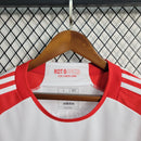 Camisa Bayern de Munique Home I 2023/24 Adidas Torcedor Masculina - Branca