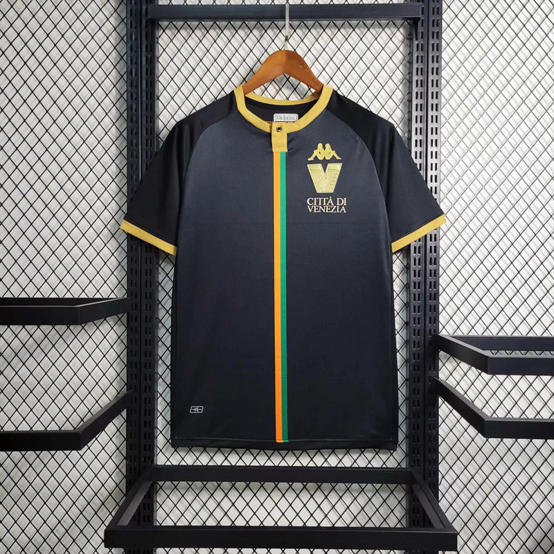 Camisa Venezia Home (1) 2023/24  Torcedor Masculina – Preto