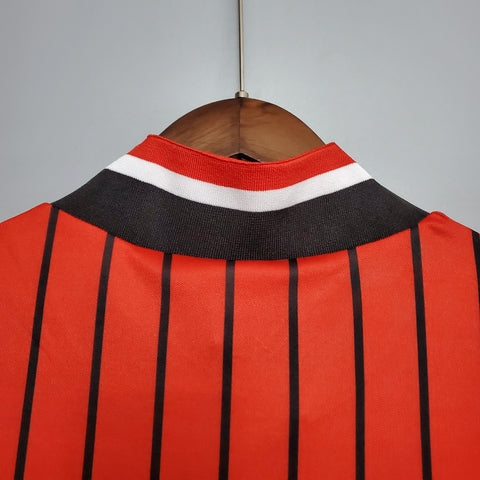 “Camisa Rangers FC Away II 1994/95 Adidas Retrô Masculina Laranja, uniforme retrô clássico do Rangers, design vibrante dos anos 90 e conforto para torcedores apaixonados.”