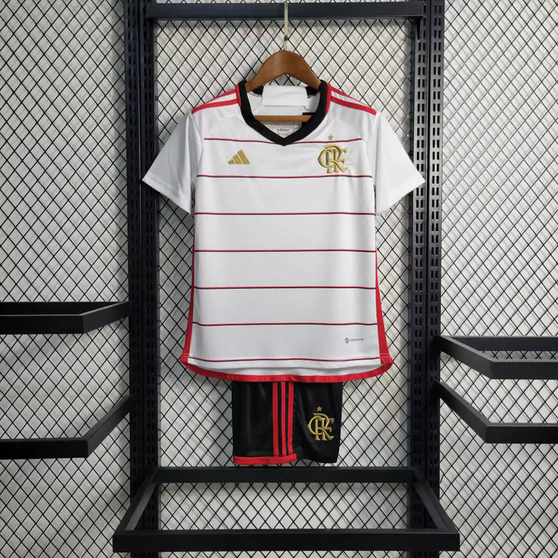 Kit Infantil Flamengo Away (2) 2023/24 Adidas