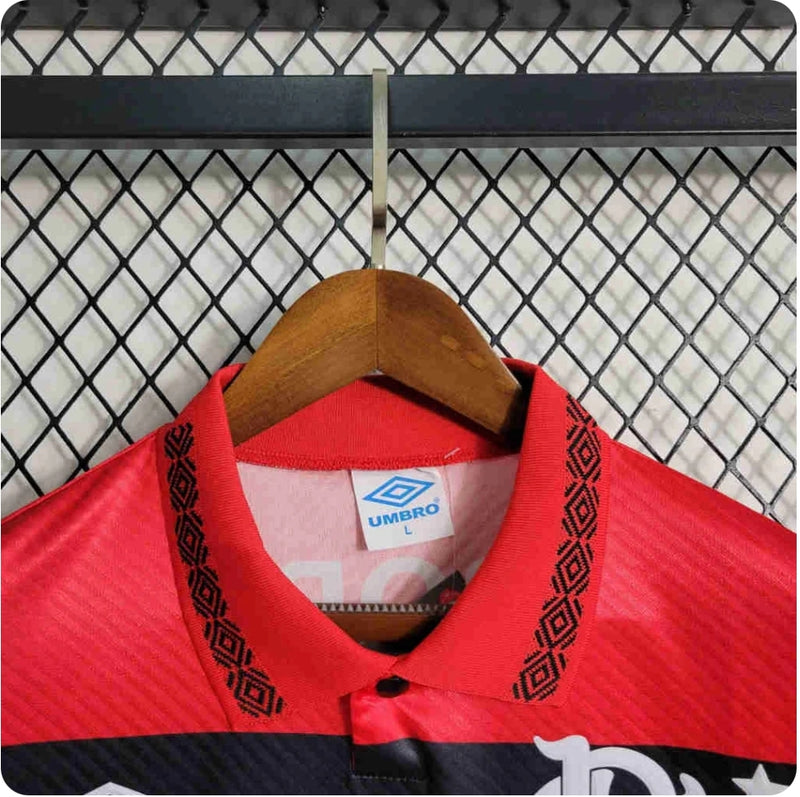 Camisa flamengo Retrô 1994/95 Umbro Torcedor masculina preto/vermelho
