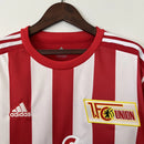 Camisa Union Berlin Home I 2022/23 Adidas Torcedor Masculina - Vermelha e Branca