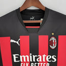 Camisa AC Milan Home I 2022/23 Puma Torcedor Masculina - Preta e Vermelha