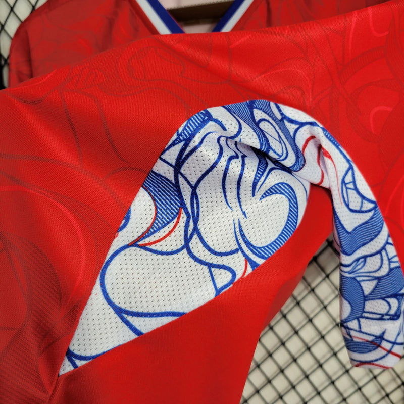 Camisa fortaleza 2023/24  copa do nordeste - torcedor masculina - vermelha