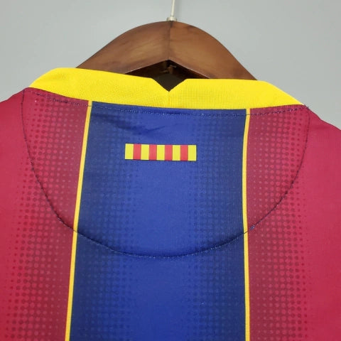 Camisa Barcelona Home I 2020/21 Nike Retrô Masculina - Azul e Grená