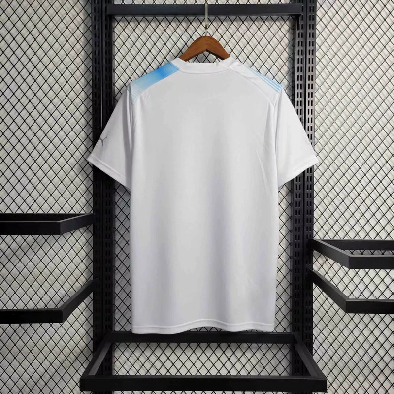 Camisa Olympique Marseille Comemorativa 2023 torcedor Masculina Branca