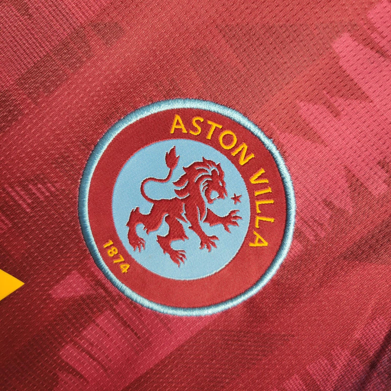 Camisa Aston Villa Home (1) 2023/24 Castore Torcedor Masculina