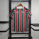 "Camisa Fluminense Home 2024/25 Masculina Umbro para torcedor, tricolor verde, grená e branco, modelo oficial do clube, ideal para fãs do Fluminense Football Club"