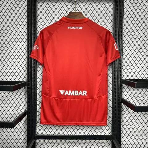 Camisa Real Zaragoza Away II 2024/25 Adidas Torcedor Masculina - Vermelha