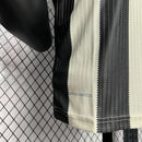 Camisa Botafogo Home 2024/25 Jogador Masculina Adidas oficial preta e branca com escudo bordado e listras verticais