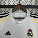 Camisa Real Madrid Home I 2025/26 Adidas Torcedora Feminina - Branca