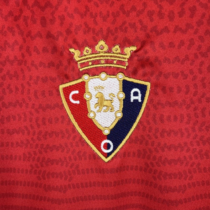 Camisa Osasuna Home I 2023/24 Adidas Torcedor Masculina - Vermelha