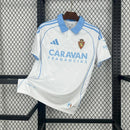 Camisa Real Zaragoza Home I 2025/26 Adidas Torcedor Masculina - Branca