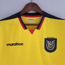 Camisa Equador Home I 2022/23 Torcedor Masculina amarela, uniforme principal da seleção equatoriana La Tri, escudo bordado no peito, design moderno e tecido leve respirável."
camisa Equador 2022/23 amarela
camisa seleção Equador masculina
camisa de futebol Equador La Tri
uniforme Equador 2022