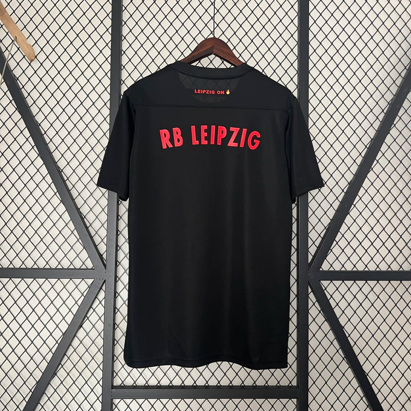 Camisa RB Leipzig "On Fire" 2024/25 Nike Torcedor Masculina - Preta