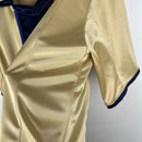 Camisa Barcelona Away II 2002/03 Nike Retrô Masculina - Dourada