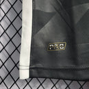 Camisa Vasco da Gama Third III 2021/22 Kappa Torcedor Masculina preta com faixa diagonal branca, escudo bordado e tecido leve respirável