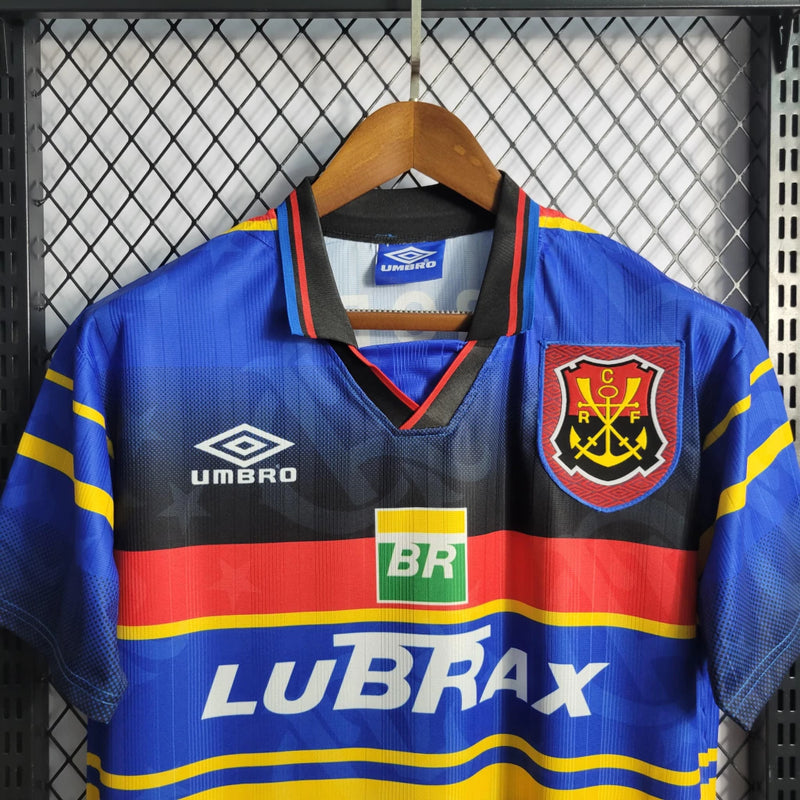 Camisa Flamengo Retrô Third (3) 1995/96 Umbro Torcedor Masculina - Azul