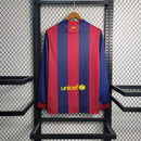 Camisa Retrô Barcelona 14/15 Manga Longa Nike - Vermelho+Azul