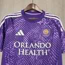 Camisa Orlando City Home I 2025/26 Adidas Torcedor Masculina Roxa, MLS, escudo bordado, uniforme oficial, Waze Mix"