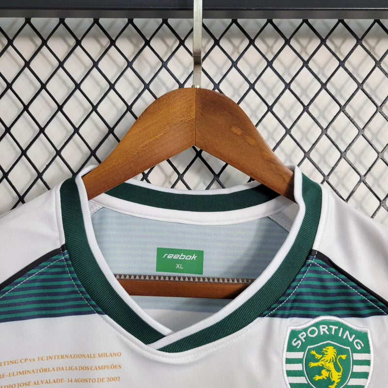 Camisa Sporting Home (1) 2002/03 Retrô torcedor Masculina