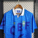 Camisa Retrô 94/95 Seleção Brasileira II Umbro Masculina - azul