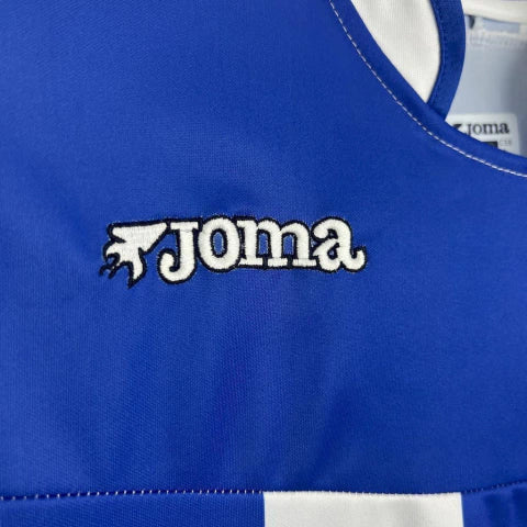 Camisa Deportivo La Coruna Home I 2003/04 Joma Retrô Masculina - Branca e Azul