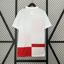 Camisa Croácia Home 2024/25 Masculina para torcedor, xadrez vermelho e branco, modelo oficial da seleção croata, ideal para fãs da Croácia