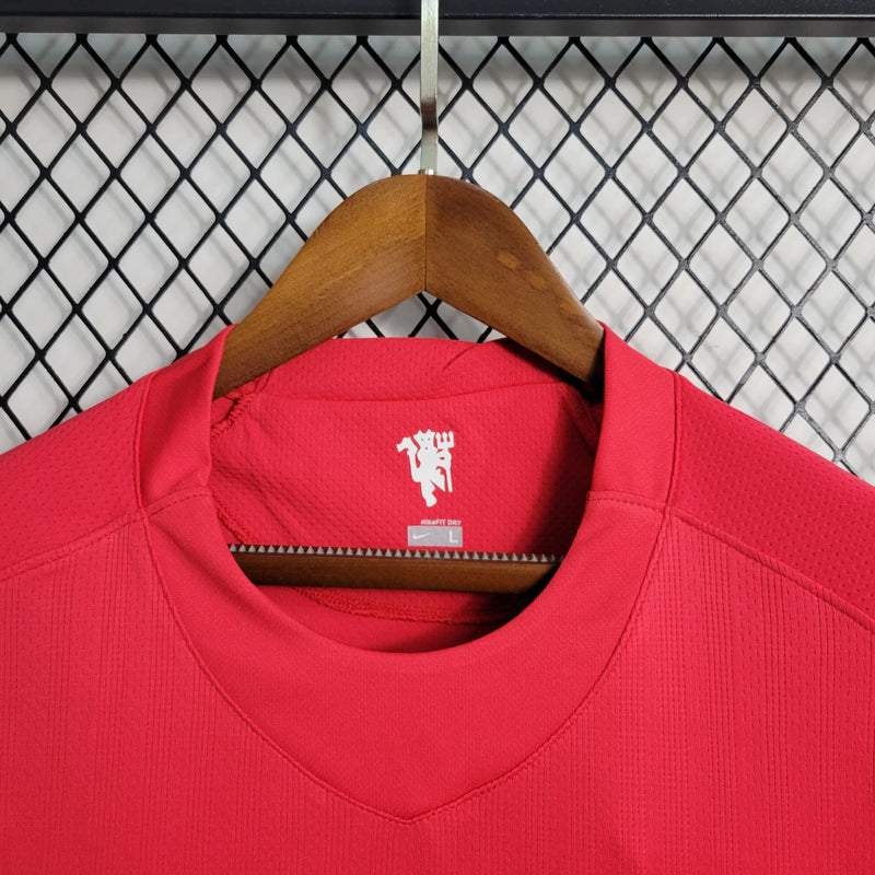 Camisa Manchester United 'Champions League' Home (1) 2007/08 Nike Retrô Masculina