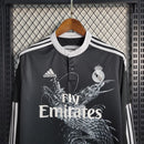 Camisa Real Madrid Third (3) "Dragão" Yamamoto 2014/15 Adidas Retrô Manga Longa Masculina