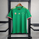 Camisa Cruzeiro Third III 2021/22 Adidas Torcedor Masculina, uniforme oficial verde com escudo do Cruzeiro, disponível nos tamanhos P ao XGG, ideal para torcedores e colecionadores."