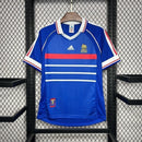 Camisa França Home (1) 1998 Adidas Retrô Masculina