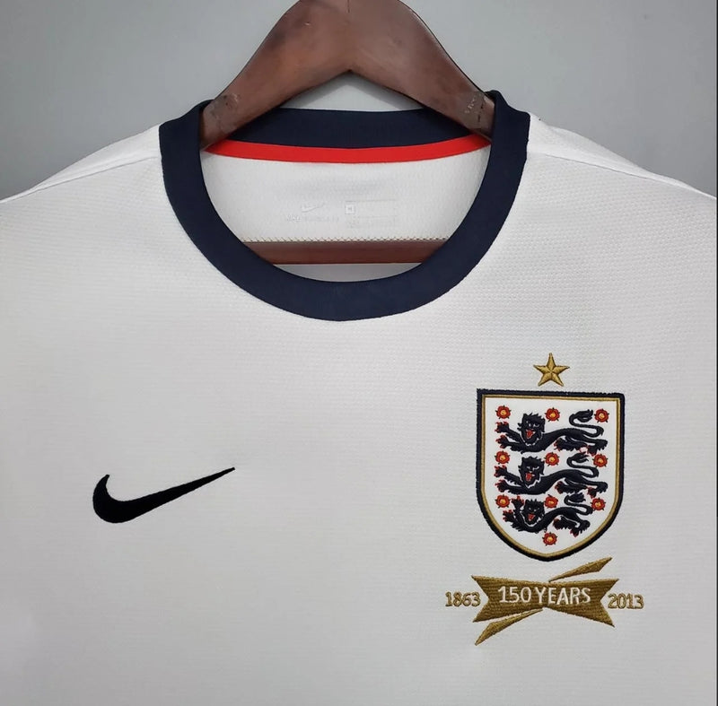 Camisa Inglaterra Retrô 2013 Nike Torcedor Masculina - branca
