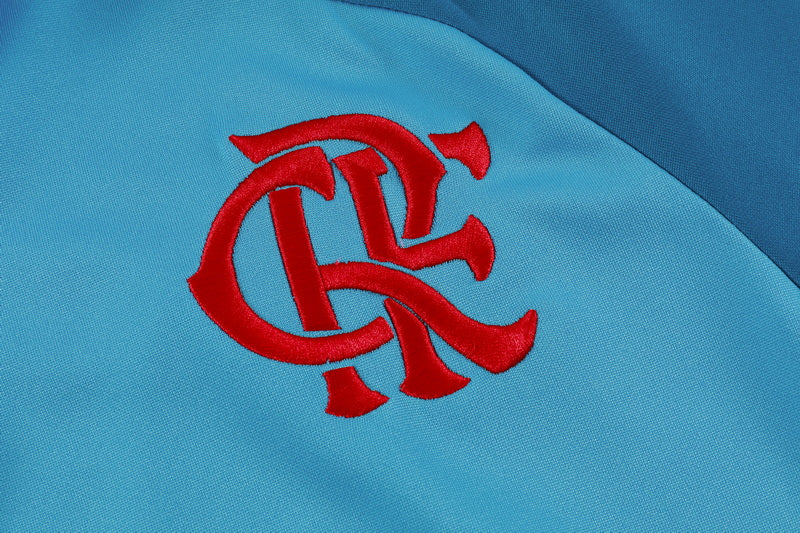 Conjunto agasalho flamengo 2025/26 Adidas torcedor masculina - azul