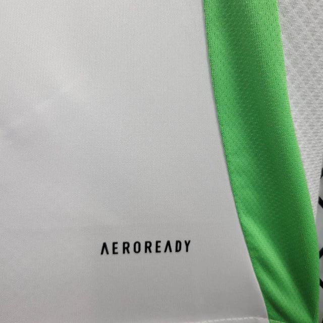 Camisa Argélia Home I 2024/25 Adidas Torcedor Masculina branca, com detalhes em verde e vermelho da bandeira, tecido leve e respirável para torcedores da seleção Les FennecsCamisa Argélia Home I 2024/25
Camisa Argélia Adidas branca
Camisa seleção Argélia masculina
Camisa Argélia torcedor 2024/25
Camisa Les Fennecs home 2024
Camisa Argélia uniforme principal
Camisa Argélia branca masculina
