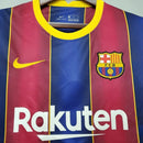 Camisa Barcelona Home I 2020/21 Nike Retrô Masculina - Azul e Grená