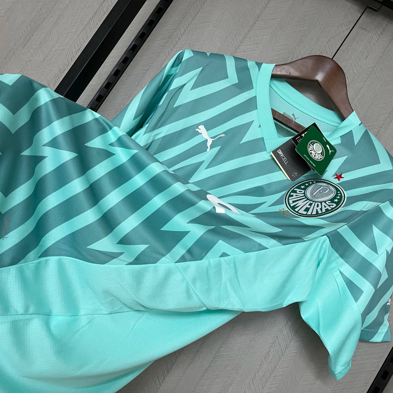 Camisa Palmeiras Goleiro Away (2) 2024/25 Torcedor Masculina oficial, cores do uniforme alternativo, escudo bordado, tecido leve e respirável
