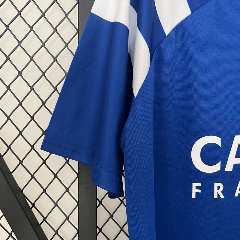 Camisa Real Zaragoza Away II 1992/93 Adidas Retrô Masculina - Azul