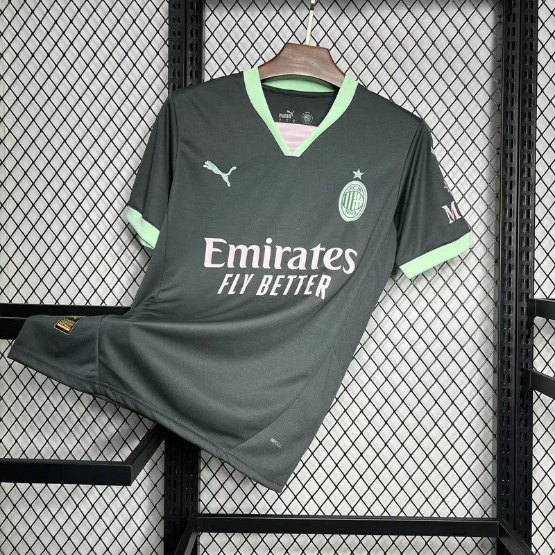 Camisa AC Milan Third (3) 2024/25 Puma Torcedor Masculina - Verde