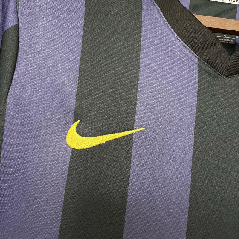 Camisa Corinthians Third III 2009/10 Nike Retrô Masculina preta clássica, modelo histórico do Timão disponível na Wazemix, ideal para torcedores e colecionadores."