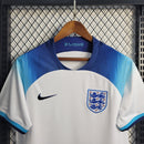 Camisa Seleção Inglaterra I 22/23 Branca e Azul - Copa do mundo