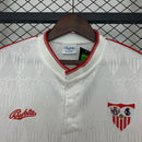 Camisa Sevilla Home I 1991/92 Retrô Masculina - Branca