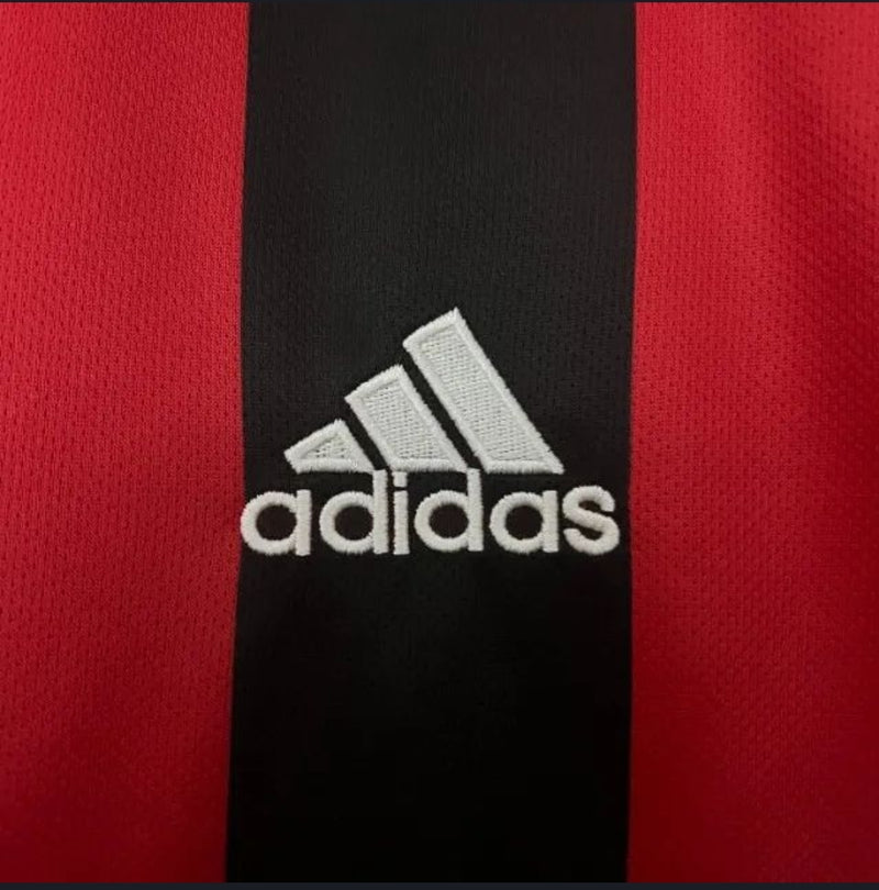 Camisa AC Milan Retrô Home (1) 2003/04 Adidas Torcedor masculina