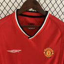 Camisa Manchester United Home (1) 2001/02 Umbro Retrô Masculina