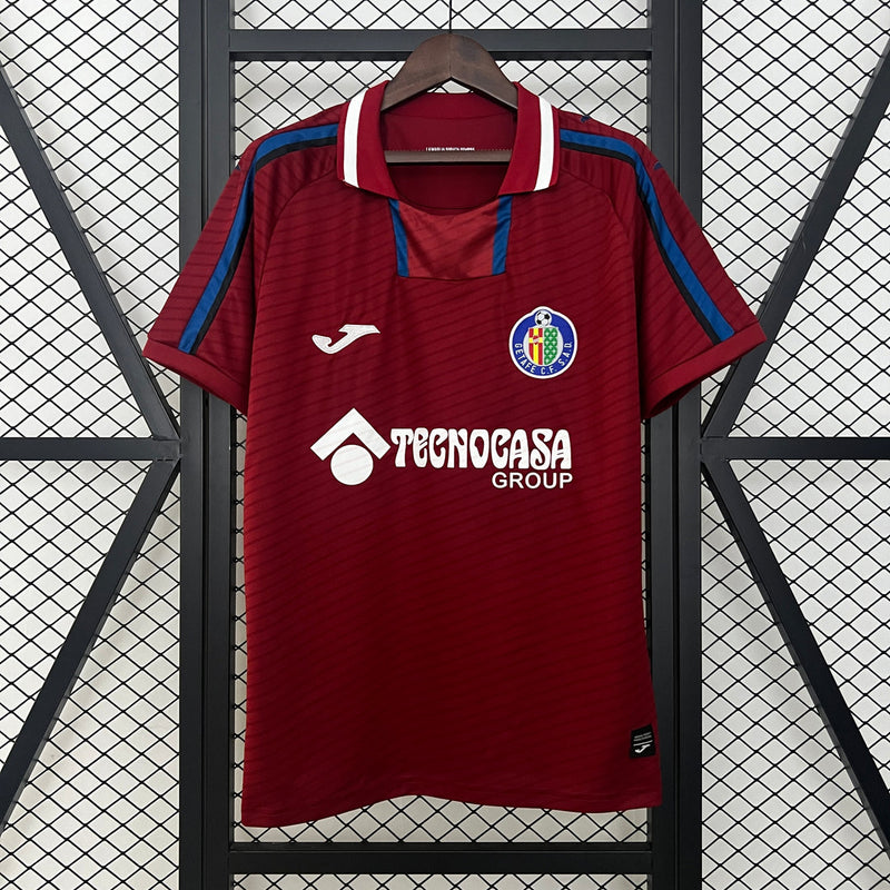 Camisa Getafe II 24/25 Torcedor Masculina - vermelha