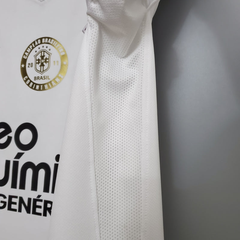 Camisa Corinthians Home I 2012 Nike Torcedor Masculina - branca + patch