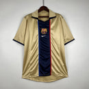 Camisa Barcelona Away II 2002/03 Nike Retrô Masculina - Dourada
