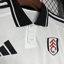 Camisa Fulham Home (1) 2024/25 Adidas Torcedor Masculina - branca