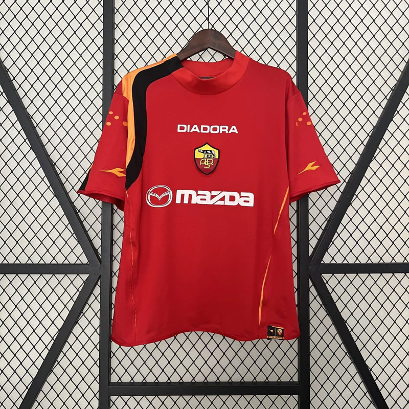 Camisa Roma Home (1) 2004/05 Diadora Retrô Masculina