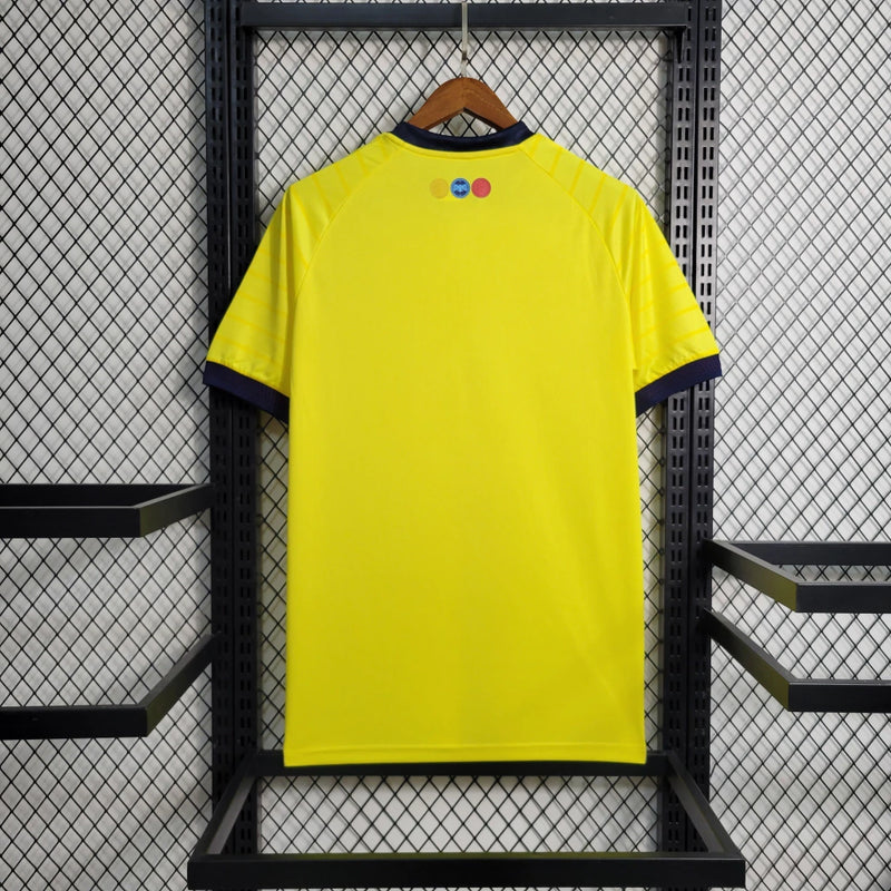 Camisa Equador Home I 2023/24 Torcedor Masculina - Amarela